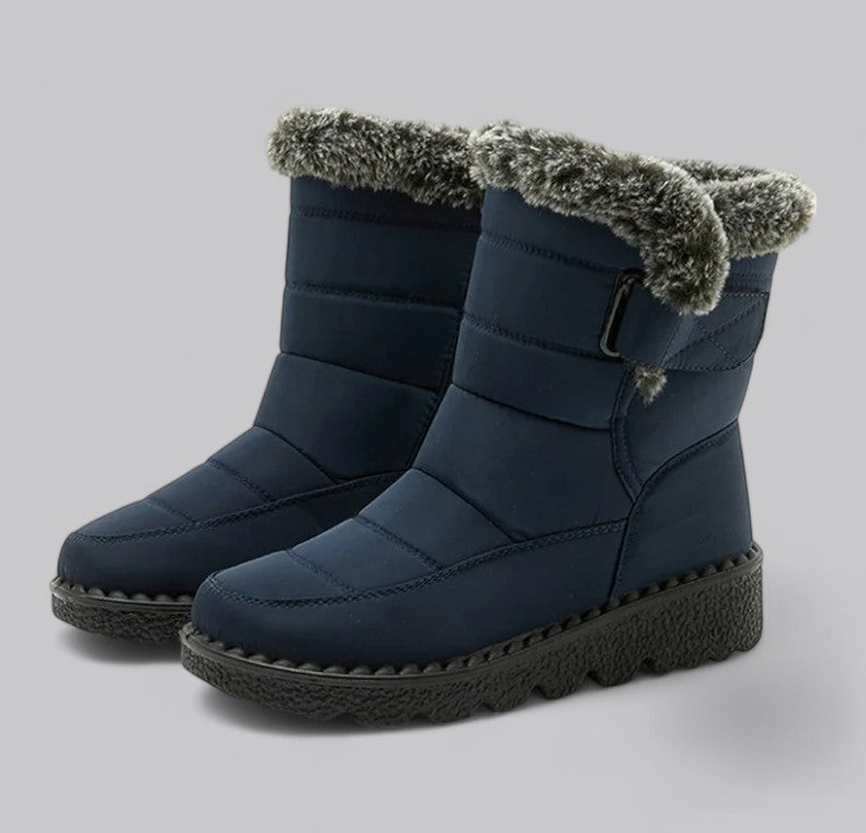 Fjällor | Vattentåliga Snowboots med Foder i Päls