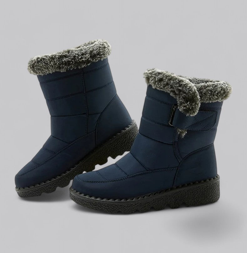 Fjällor | Vattentåliga Snowboots med Foder i Päls