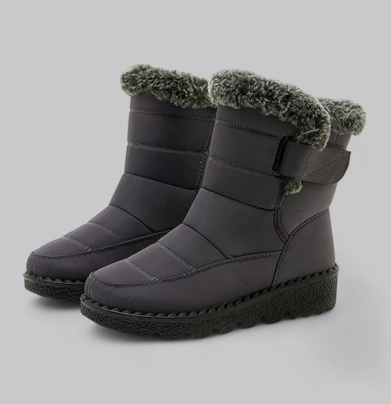 Fjällor | Vattentåliga Snowboots med Foder i Päls