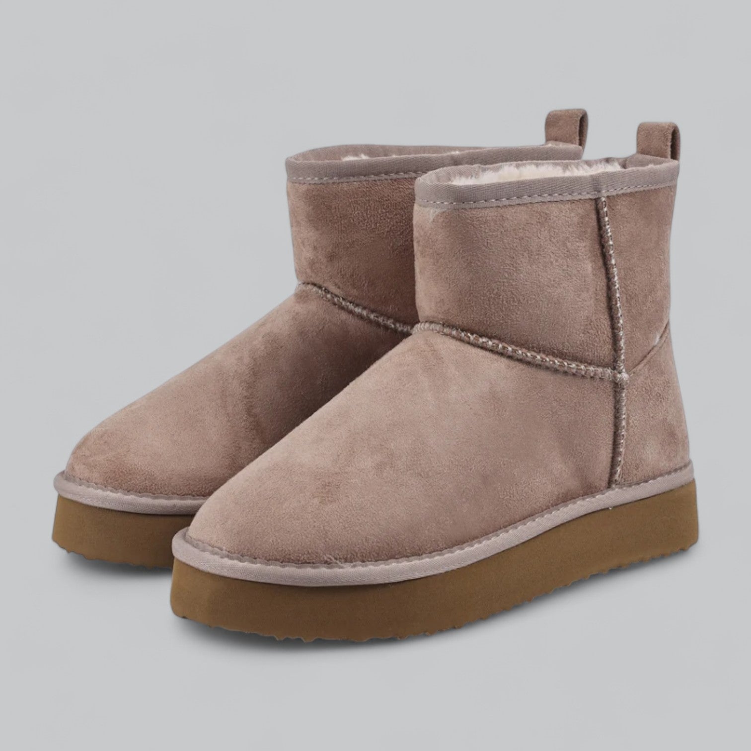 Fjällor | Suede Snowboots för Damer